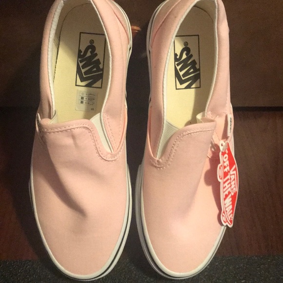Vans Shoes - Vans  sneakers pink(slip ons )